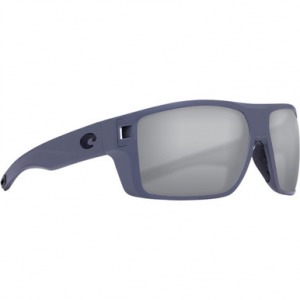 Costa Del Mar Costa Diego Matte Gray Sunglasses w/Gray Silver Mirror 580G Lenses 06S9034-90340962