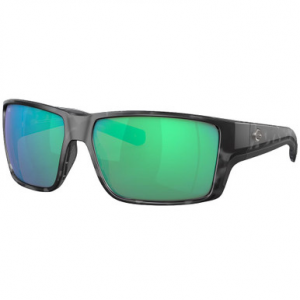 Costa Del Mar Costa Reefton Pro Tiger Shark Frame Sunglasses w/Green Mirror 580G Lenses 06S9080-90801363