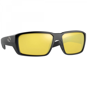 Costa Del Mar Costa Fantail Pro Matte Black Sunglasses w/Sunrise Silver Mirror 580G Lenses 06S9079-90790560