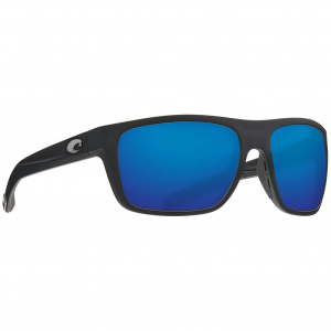 Costa Del Mar Costa Broadbill Matte Black Frame Sunglasses w/Blue Mirror 580G Lenses 06S9021-90212061