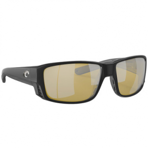 Costa Del Mar Costa Tuna Alley Pro Matte Black Sunglasses w/Sunrise Silver Mirror 580G Lenses 06S9105-91050660