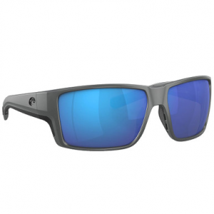 Costa Del Mar Costa Reefton Pro Gray Sunglasses w/Blue Mirror 580G Lenses 06S9080-90800763
