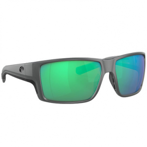 Costa Del Mar Costa Reefton Pro Gray Sunglasses w/Green Mirror 580G Lenses 06S9080-90800863