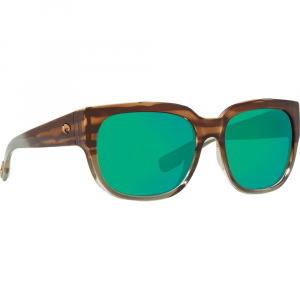 Costa Del Mar Costa Waterwoman II Shiny Ocean Jade Sunglasses w/Copper Silver Mirror 580G Lenses 06S9004-90040858 in Green Mirror 580G