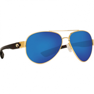 Costa Del Mar Costa South Point Gold Frame Sunglasses w/Blue Mirror 580G Lenses 06S4010-40101759