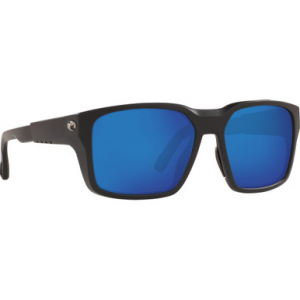 Costa Del Mar Costa Tailwalker Matte Black Sunglasses w/Blue Mirror 580G Lenses 06S9003-90030756