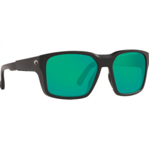 Costa Del Mar Costa Tailwalker Matte Black Sunglasses w/Green Mirror 580G Lenses 06S9003-90030156