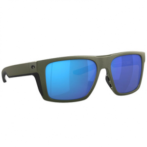 Costa Del Mar Costa Lido Moss Metallic Sunglasses w/Blue Mirror 580G Lenses 06S9104-91040957