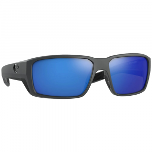 Costa Del Mar Costa Fantail Pro Matte Gray Sunglasses w/Copper Silver Mirror 580G Lenses 06S9079-90791160 in Blue Mirror 580G