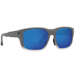 Costa Del Mar Costa Tailwalker Matte Fog Gray Sunglasses w/Blue Mirror 580G Lenses 06S9003-90030556