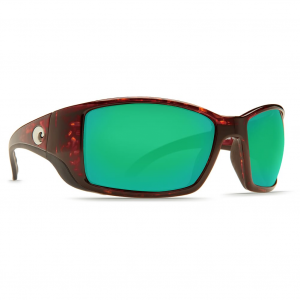 Costa Del Mar Costa Blackfin Tortoise Frame Sunglasses w/Green Mirror 580G Lenses 06S9014-90141862