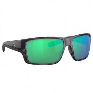 Costa Del Mar Costa Reefton Tiger Shark Frame Sunglasses w/Green Mirror 580G Lenses 06S9007-90074664