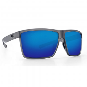 Costa Del Mar Costa Rincon Matte Smoke Crystal Frame Sunglasses w/Blue Mirror 580G Lenses 06S9018-90183163