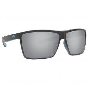 Costa Del Mar Costa Rincon Matte Smoke Crystal Fade Frame Sunglasses w/Blue Mirror 580G Lenses 06S9018-90180263 in Gray Silver Mirror 580G