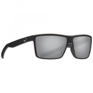 Costa Del Mar Costa Rinconcito Matte Black Frame Sunglasses w/Gray Silver Mirror 580G Lenses 06S9016-90161760