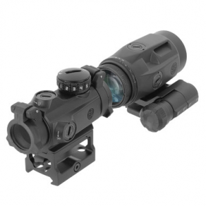 Sig Sauer ROMEO-MSR 1x20mm Compact Red Dot/3x22mm Micro Magnifier Demo Combo Kit - Like New - Minor Marks on Battery Cap SORJ72001