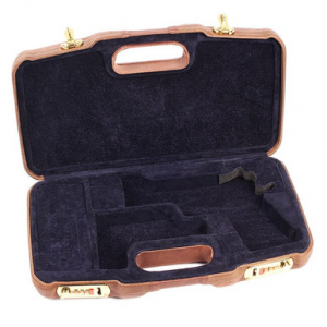Negrini Brown Leather/Blue Interior 1911 Case 2018SPL/4836 in Brown Leather Exterior/ Blue Interior