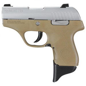 Beretta Pico Inox FDE .380 ACP DA 6rd Pistol JMP8D55