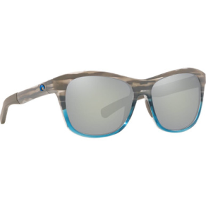 Costa Del Mar Costa Vela Ocearch Shiny Coastal Fade Frame Sunglasses w/ Gray Silver Mirror 580G Lenses VLA-275OC-OSGGLP
