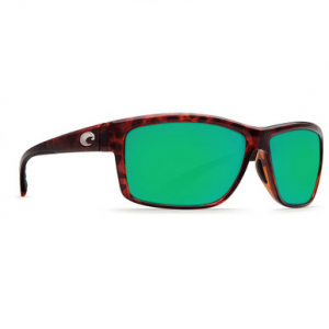 Costa Del Mar Costa Mag Bay Tortoise Frame Sunglasses w/Green Mirror 580G Lenses 06S9048-90480863