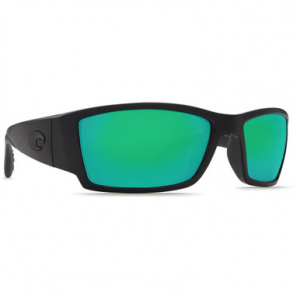 Costa Del Mar Costa Corbina Blackout Frame Sunglasses w/Green Mirror 580G Lenses 06S9057-90571162