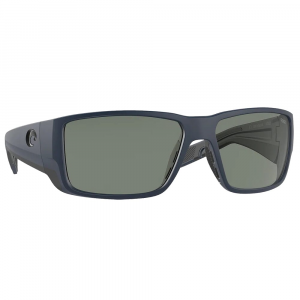 Costa Del Mar Costa Blackfin Pro Matte Midnight Blue Sunglasses w/Blue Mirror 580G Lenses 06S9078-90780760 in Gray 580G