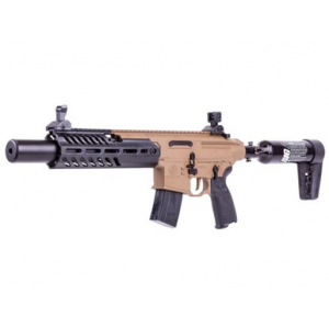 Sig Sauer MCX PCP CANEBRAKE .177 Cal 90gr CO2 Two-Tone Black/FDE Air Rifle w/(1) 30rd Pellet Mag & M-LOK Handguard AIR-MCX-CANEBRAKE-PCP