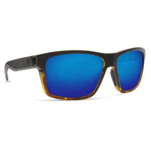 Costa Del Mar Costa Slack Tide Matte Black/Tortoise Frame Sunglasses w/ Blue Mirror 580G Lenses SLT-181-OBMGLP