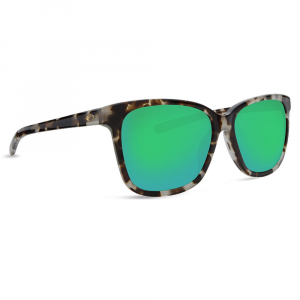 Costa Del Mar Costa May Shiny Tiger Cowrie Frame Sunglasses w/Green Mirror 580G Lenses 06S2009-20091057