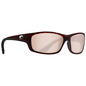 Costa Del Mar Costa Jose Tortoise Frame Sunglasses w/ Copper Silver Mirror 580G Lenses JO-10-OSCGLP