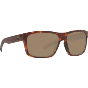 Costa Del Mar Costa Slack Tide Matte Tortoise Frame Sunglasses w/ Copper Silver Mirror 580G Lenses SLT-191-OSCGLP