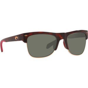 Costa Del Mar Costa Pawleys Rose Tortoise Frame Sunglasses w/ Gray 580G Lenses PW-201-OGGLP