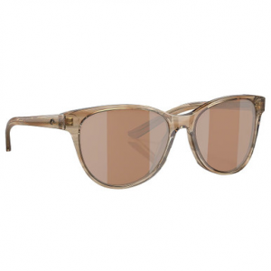 Costa Del Mar Costa Catherine Shallows Frame Sunglasses w/Copper Silver Mirror 580G Lenses 06S2012-20120357