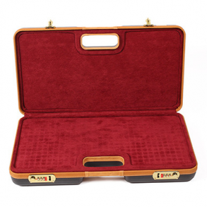 Negrini ABS 2 Gun Case w/ Accessories 2027LX/4843 in Black Exterior