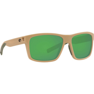 Costa Del Mar Costa Slack Tide Sand Frame Sunglasses w/ Green Mirror 580G Lenses SLT-248-OGMGLP