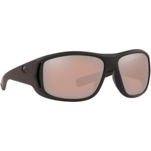 Costa Del Mar Costa Montauk Matte Black Ultra Frame Sunglasses w/ Copper Silver Mirror 580G Lenses MTK-187-OSCGLP