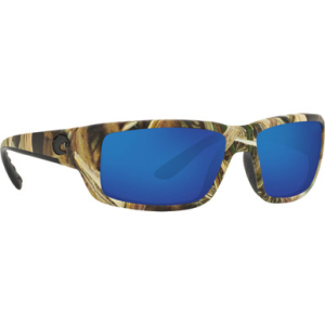 Costa Del Mar Costa Fantail Mossy Oak Shadow Grass Blades Camo Frame Sunglasses w/ Blue Mirror 580G Lenses TF-65-OBMGLP