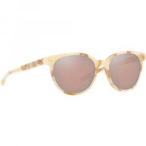Costa Del Mar Costa Isla Shiny Seashell Sunglasses w/Copper Silver Mirror 580G Lenses 06S2008-20081153