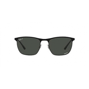 Ray-Ban Matte Black on Black Polar Dark Grey