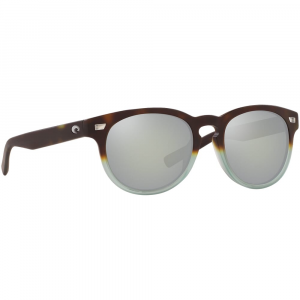Costa Del Mar Matte Tide Pool Frame Sunglasses w/Gray Silver Mirror 580G Lenses 06S2007-20071154