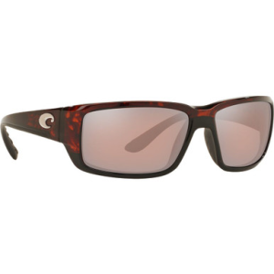 Costa Del Mar Costa Fantail Tortoise Global Fit Frame Sunglasses w/ Copper Silver Mirror 580G Lenses TF-10GF-OSCGLP