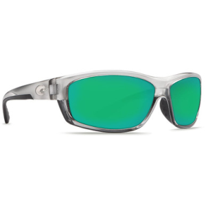 Costa Del Mar Costa Saltbreak Silver Frame Sunglasses w/Green Mirror 580G Lenses 06S9020-90202365
