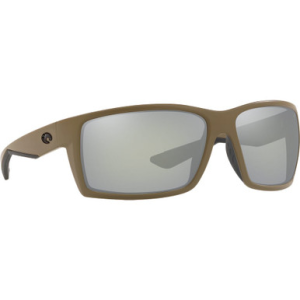 Costa Del Mar Costa Reefton Moss Frame Sunglasses w/ Gray Silver Mirror 580G Lenses RFT-198-OSGGLP