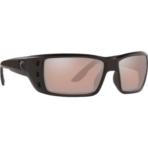 Costa Del Mar Costa Permit Blackout Frame Sunglasses w/ Copper Silver Mirror 580G Lenses PT-01-OSCGLP
