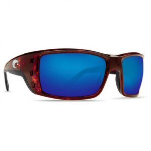 Costa Del Mar Costa Permit Tortoise Global Fit Frame Sunglasses w/ Blue Mirror 580G Lenses PT-10GF-OBMGLP