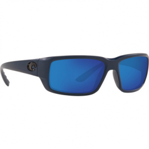 Costa Del Mar Costa Fantail Midnight Blue Frame Sunglasses w/ Blue Mirror 580G Lenses TF-14-OBMGLP