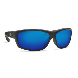 Costa Del Mar Costa Saltbreak Steel Gray Metallic Frame Sunglasses w/ Blue Mirror 580G Lenses BK-188-OBMGLP