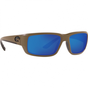 Costa Del Mar Costa Fantail Moss Frame Sunglasses w/ Blue Mirror 580G Lenses TF-198-OBMGLP