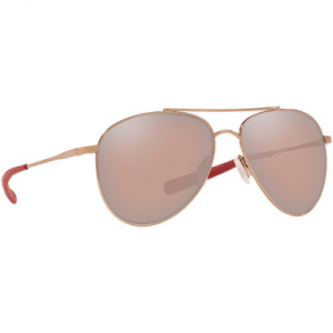 Costa Del Mar Costa Cook Rose Gold Frame Sunglasses w/Copper Silver Mirror 580P Lenses 06S6005-60050460