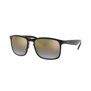 Ray-Ban Black Blue Mir Gold Gradient Polar ORB601/J058